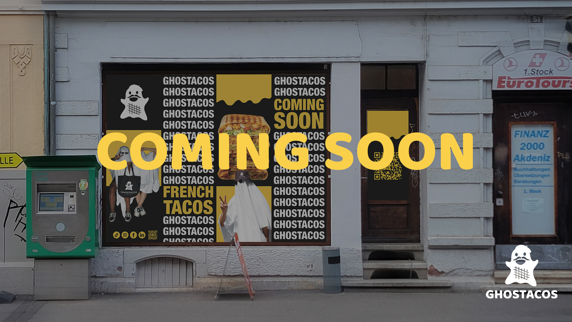 Kleinbasel, Schweiz – ein malerisches Quartier am Ufer des Rheins, das bald Ghostacos begrüssen wird